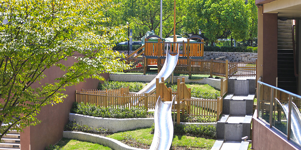 A natural environment filled with fun play areas