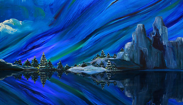 [School] North Pole Art by Ms. Yoyo Zhang and teachers